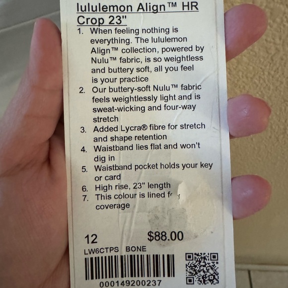 Lululemon legging size 10 - Picture 2 of 4